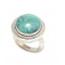 Ring Turquoise 925 Sterling Silver Handmade Stone Unisex Traditional Gift D438